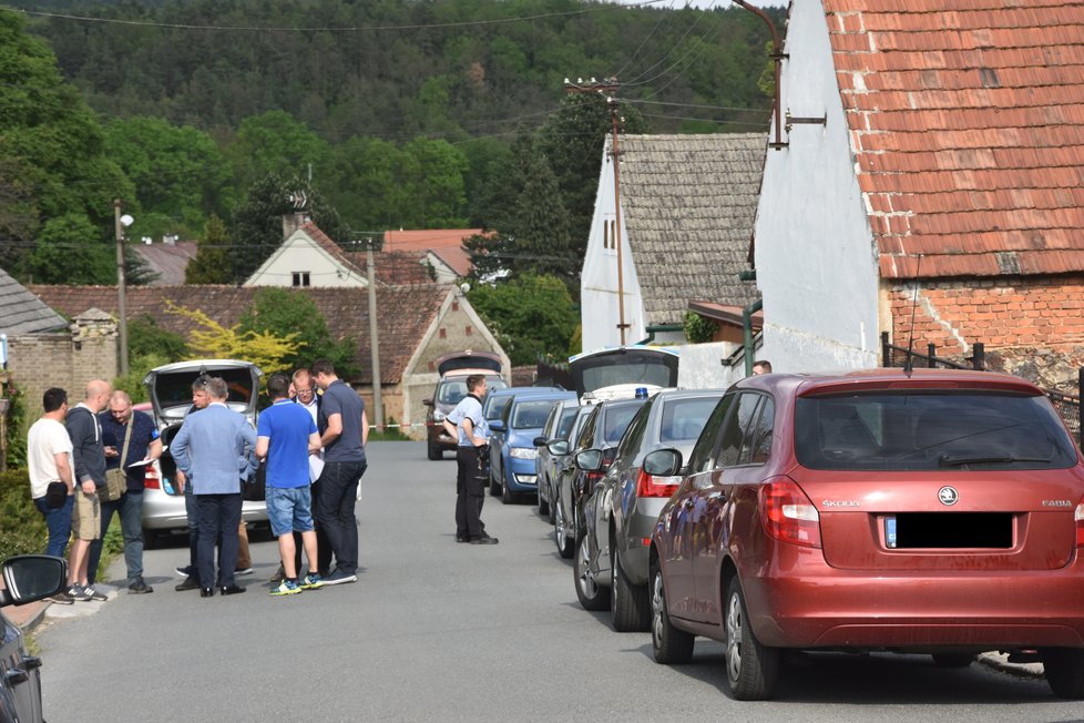 Místo činu ve Zdemyslicích na Plzeňsku