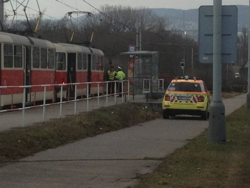 Tramvaj, ve které byla Danuše S. zavražděna.