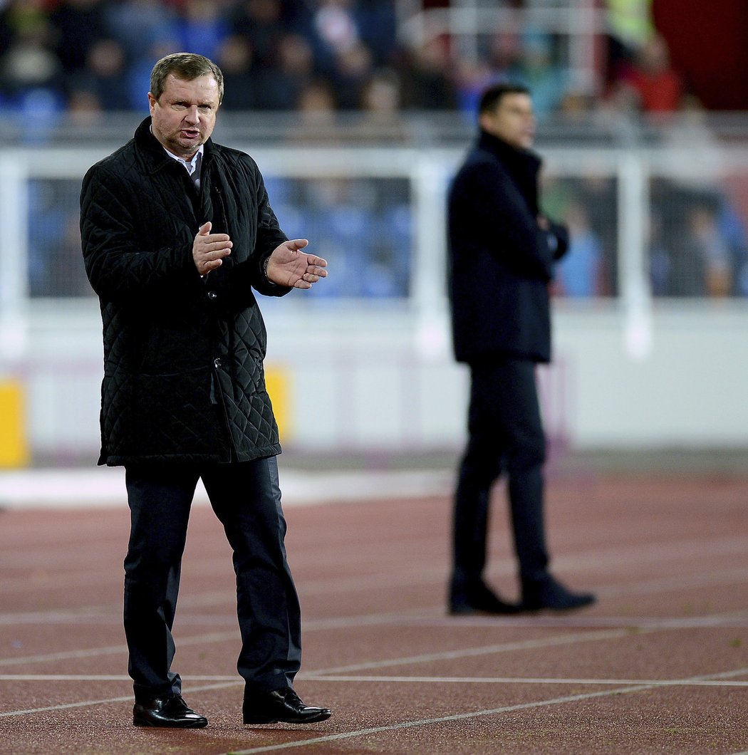 Trenér české fotbalové reprezentace Pavel Vrba