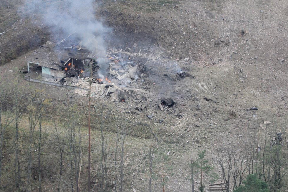 Výbuch muničního skladu ve Vrběticích.