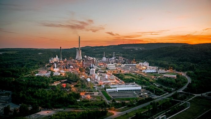 Průmyslový komplex ve Vřesové, kde má být umístěn jeden z malých modulárních reaktorů.