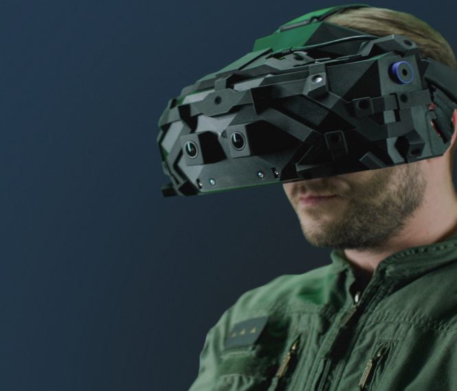 Headset pro virtuální realitu česko-americké společnosti VRgineers.