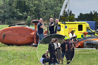 V Brandýse nad Labem spadl vrtulník! Dva zranění