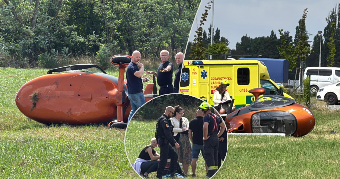 Pád vrtulníku v Brandýse nad Labem (28.7.2025)