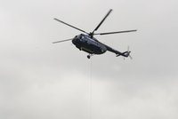 Na Břeclavsku spadl vrtulník!