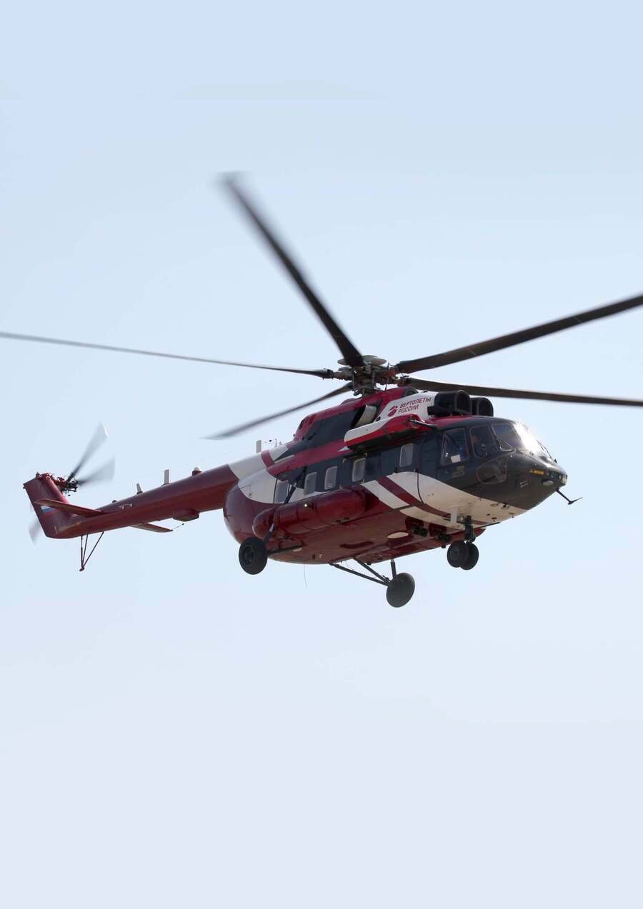 Modernější verze vrtulníku Mi-17.