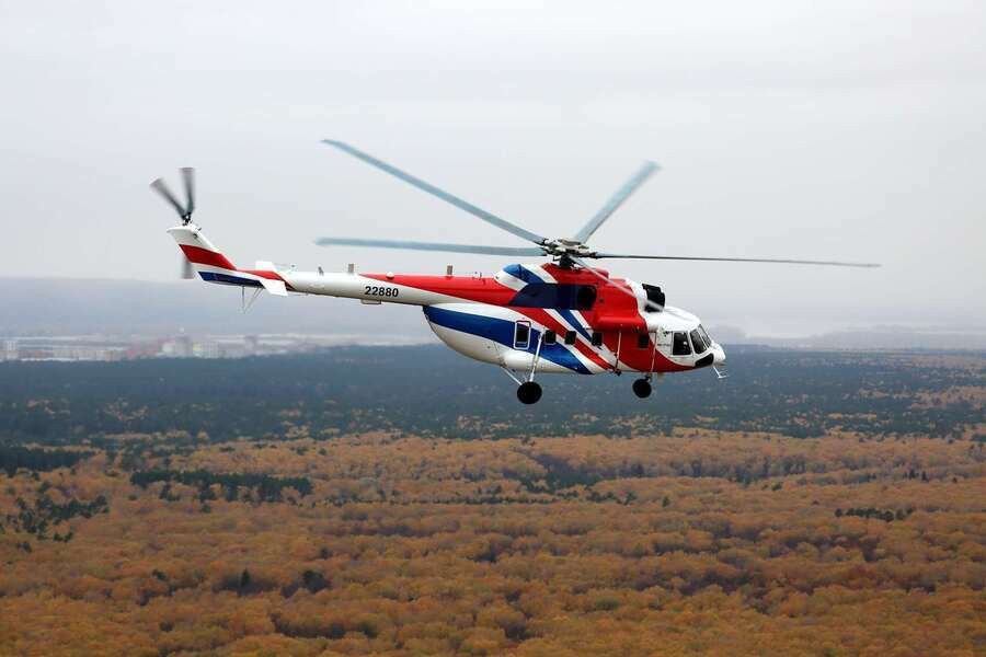 Modernější verze vrtulníku Mi-171A2.