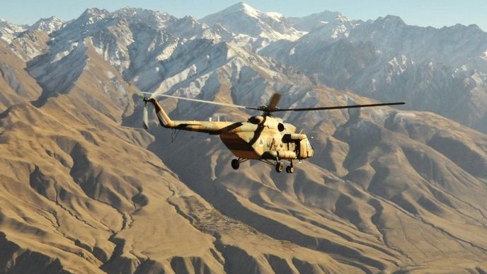 Vrtulník Mi-17 afghánské armády