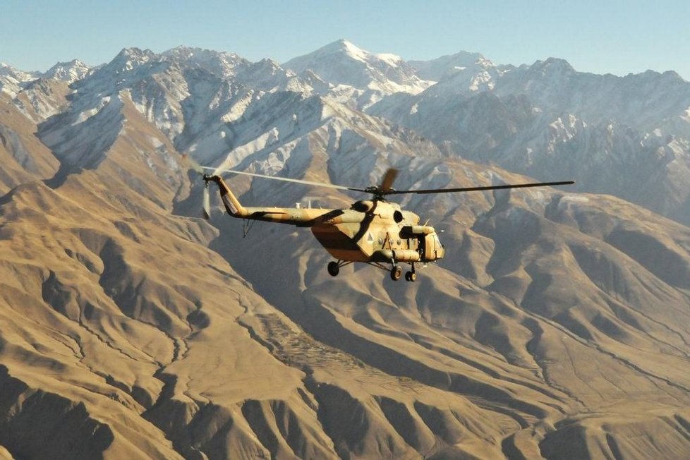 Vrtulník Mi-17 afghánské armády