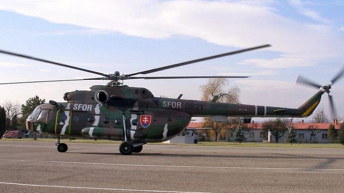 Vrtulník Mi-17 slovenské armády