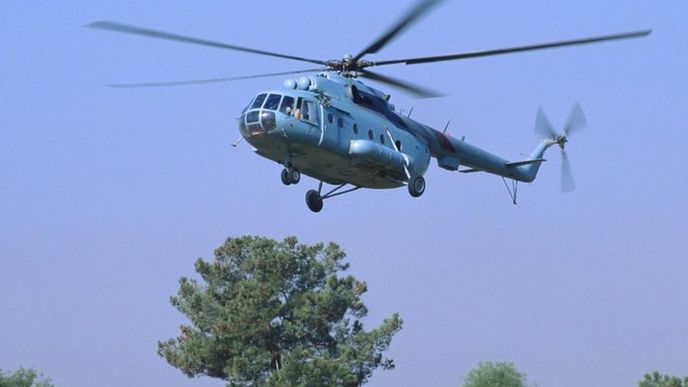 Vrtulník MI-8, ilustrační foto