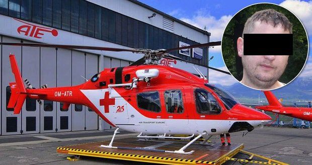 Pád záchranářského vrtulníku na Slovensku: Pacient byl opilý a vzpouzel se