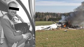 Ve zříceném vrtulníku zahynuli dva lidé: Srazil ho dravec?