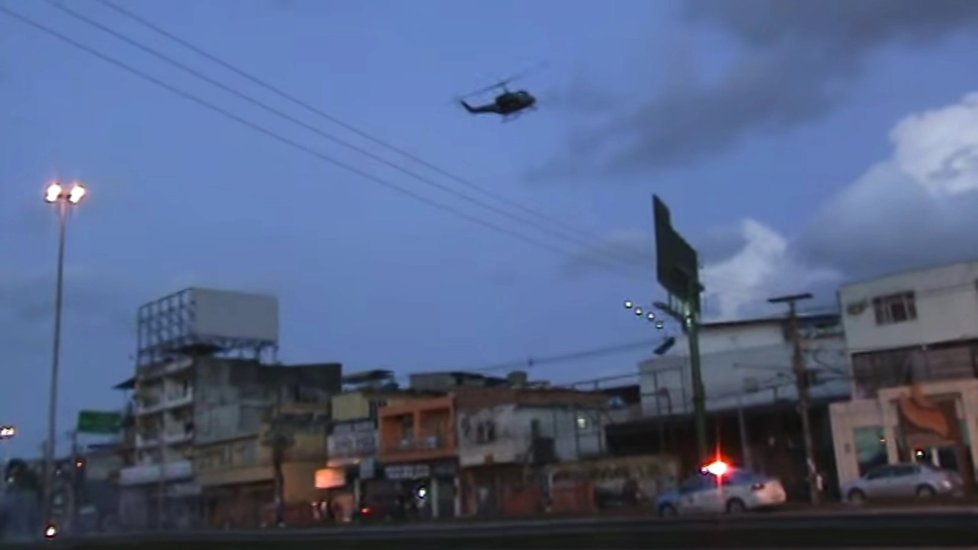 Policejní zásah ve slumu Cidade de Deus v Rio de Janeiru