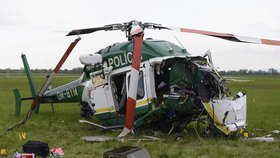 Policejní vrtulník Bell se zřítil během cvičení u Prešova.