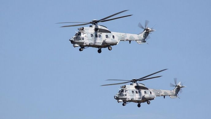 Vrtulníky Eurocopter Super Puma řecké armády Vrtulníky Eurocopter Super Puma řecké armády