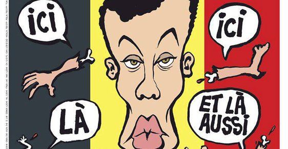 Létající údy. Charlie Hebdo vyjadřuje soustrast jak jinak než provokací