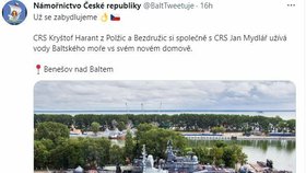 Na Twitteru již dokonce vznikl profil českého námořnictva, které by mělo v Královci sídlit