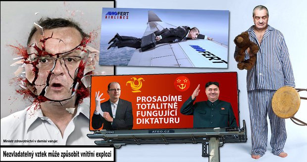 Volební lídři pro smích: Drsně vtipní Kim Čong Filip, ospalý kníže a další legrácky