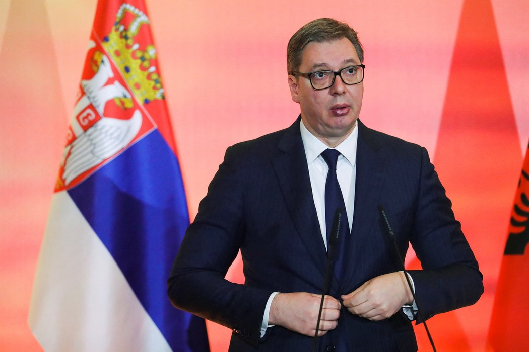 Srbský prezident Aleksandar Vučič se zastal Novaka