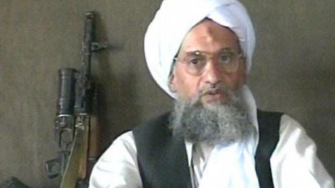 Vůdce teroristické organizace Al-Káida Ajmán Zavahrí