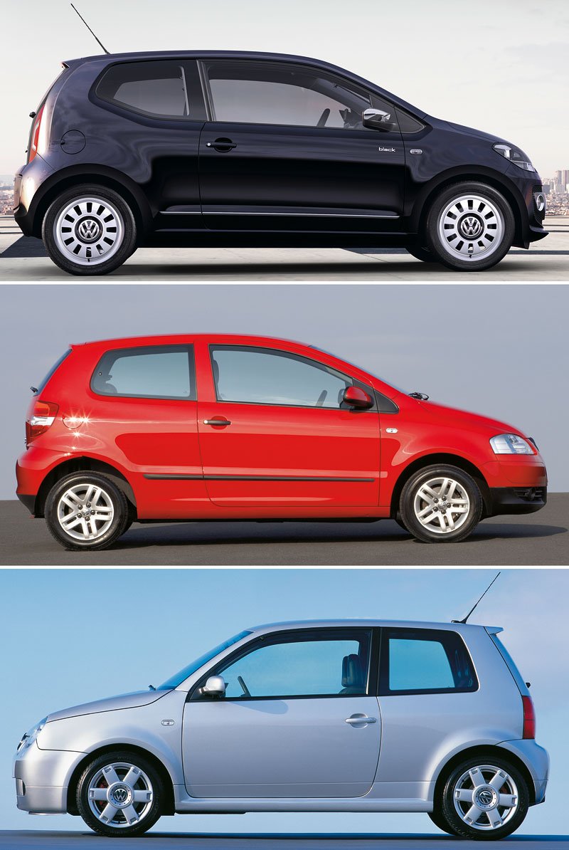 Srovnání: VW Lupo vs. Fox vs. Up!
