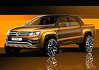 Modernizovaný VW Amarok se představuje na prvních skicách