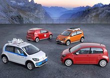 Volkswagen up!: Čtyři koncepční variace v Ženevě