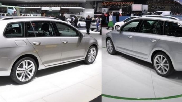 VW Golf Variant vs Octavia Combi