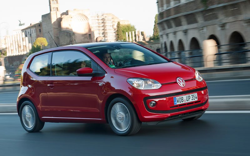 VW Up! - fotografie z Říma