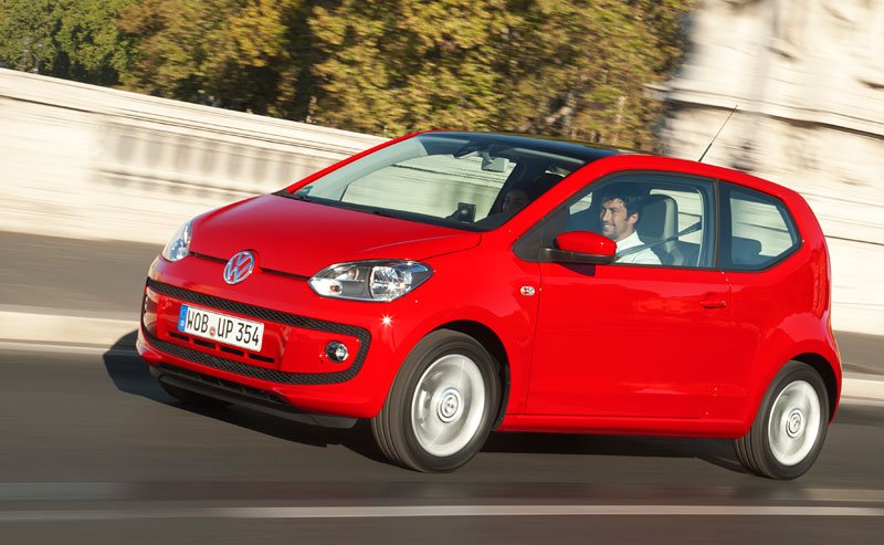 VW Up! - fotografie z Říma