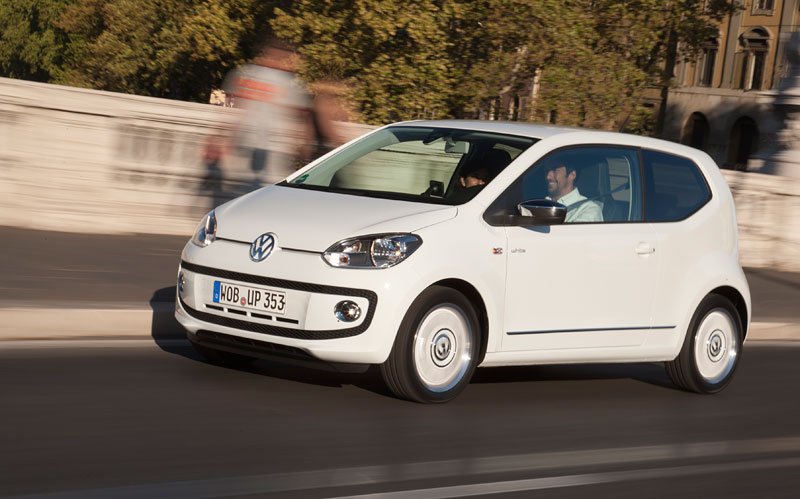 VW Up! - fotografie z Říma