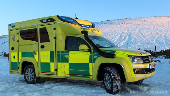 Volkswagen Amarok jako ambulance