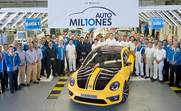 10 milionů Volkswagenů z Mexika