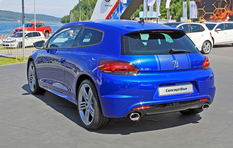 VW Scirocco R Concept Blue