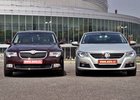 TEST Škoda Superb 3.6 FSI 4x4 vs. VW Passat CC 3.6 FSI 4Motion - Střední třída dvakrát jinak