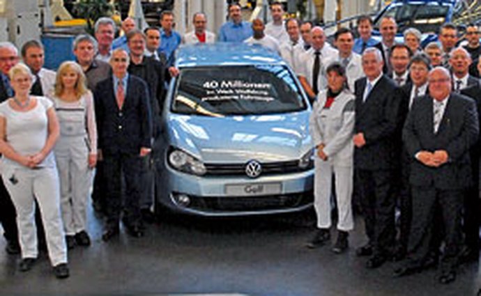 Volkswagen slaví: 40 milionů aut z Wolfsburgu