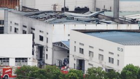 Podle CCTV výbuch nastal v továrně Zhongrong Plating.