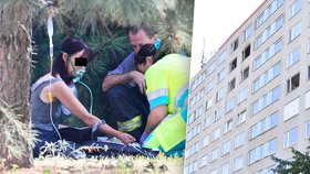 Výbuch bytu v Praze 4 skončil smrtí kočky a otravou ženy.