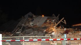 Výbuch rozmetal dům na kusy.