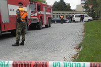 Tragédie ve Vyškově: Výbuch roztrhal důstojníka, dalšího těžce zranil