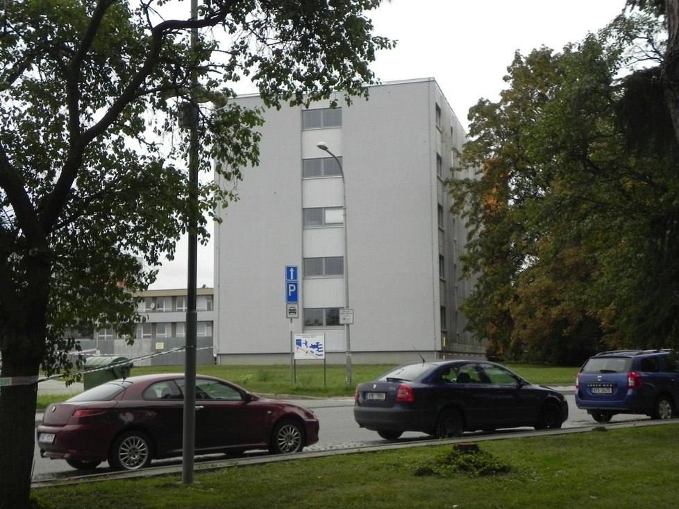 Ubytovna v areálu Vojenské akademie ve Vyškově, kde mělo dojít k výbuchu granátu.