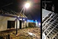 Výbuch na Hodonínsku: V rodinném domě asi explodovala plynová láhev! Jeden zraněný