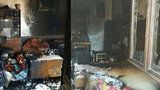 Výbuch domu na Svitavsku: Muž (†74) se popálil na 90 % těla. Zemřel v nemocnici