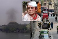 Mohutný výbuch v centru Prahy roztrhal střechy okolních domů! 35 zraněných, jeden těžce