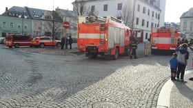 Výbuch na radnici v Rýmařově