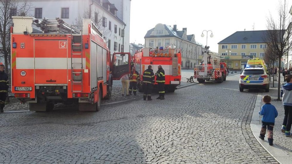 Výbuch na radnici v Rýmařově