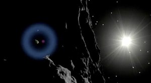 Východ slunce nad kometou: Tomu se říká RO-MAN-TIKA!