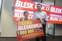 Bleskovka má dalšího výherce: Drahuše vyhrála 1 milion!