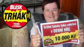 Výherkyně 10 tisíc Božena Pospíšilová (58) z Přelouče: A mám na vánoční dárky!